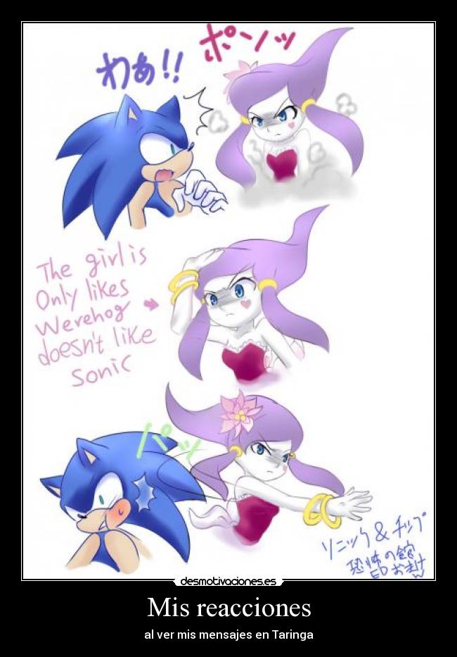 Mis reacciones - al ver mis mensajes en Taringa