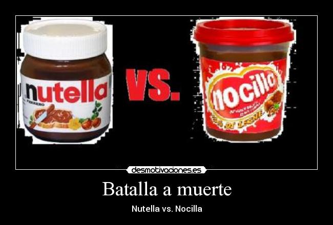 Batalla a muerte - Nutella vs. Nocilla
