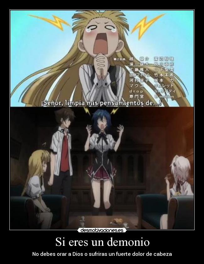 Si eres un demonio - 