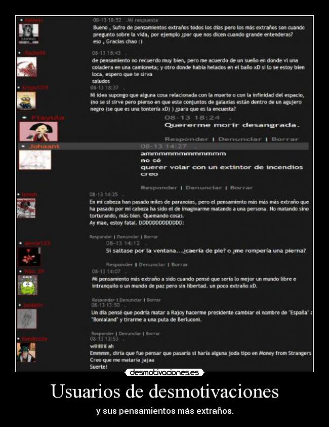 Usuarios de desmotivaciones - 