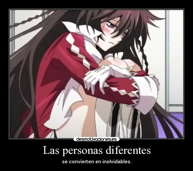 Las personas diferentes - se convierten en inolvidables.