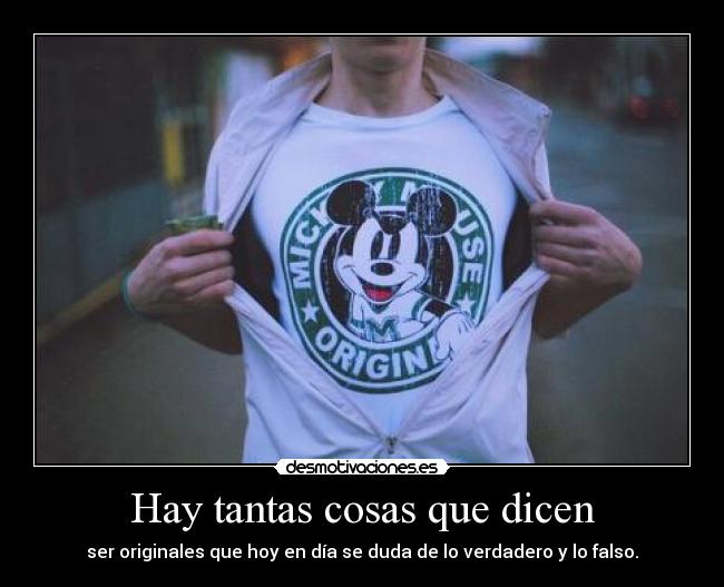 Hay tantas cosas que dicen - 