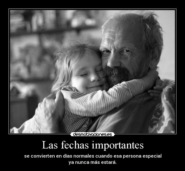 Las fechas importantes - 
