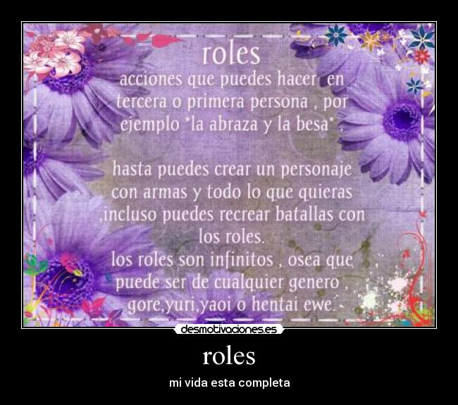roles -