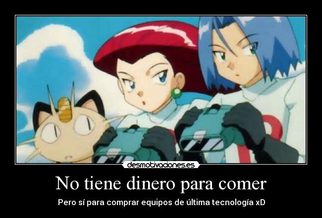 No tiene dinero para comer -