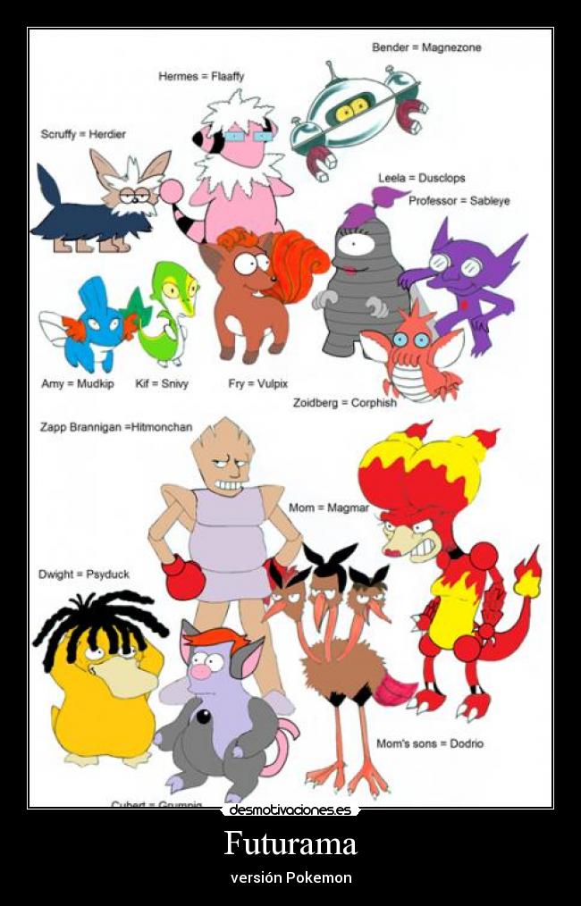 Futurama - versión Pokemon