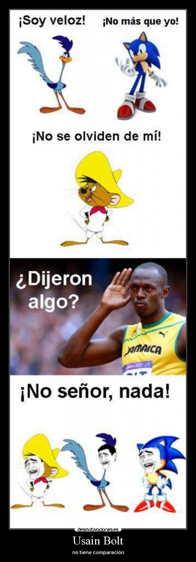 Usain Bolt - no tiene comparación