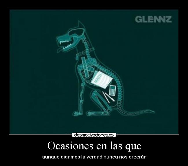 Ocasiones en las que - 