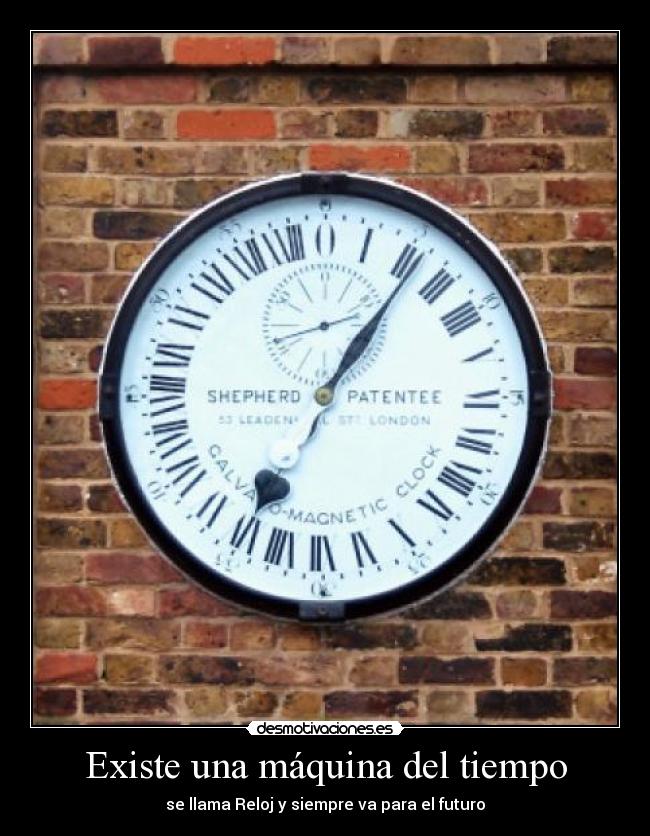 Existe una máquina del tiempo -
