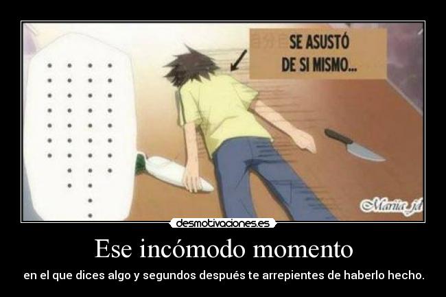 Ese incómodo momento - 