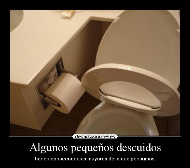 Algunos pequeños descuidos - 