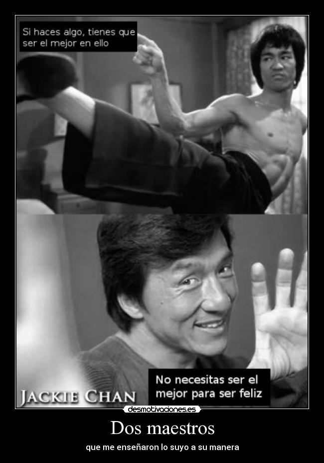 Dos maestros - que me enseñaron lo suyo a su manera