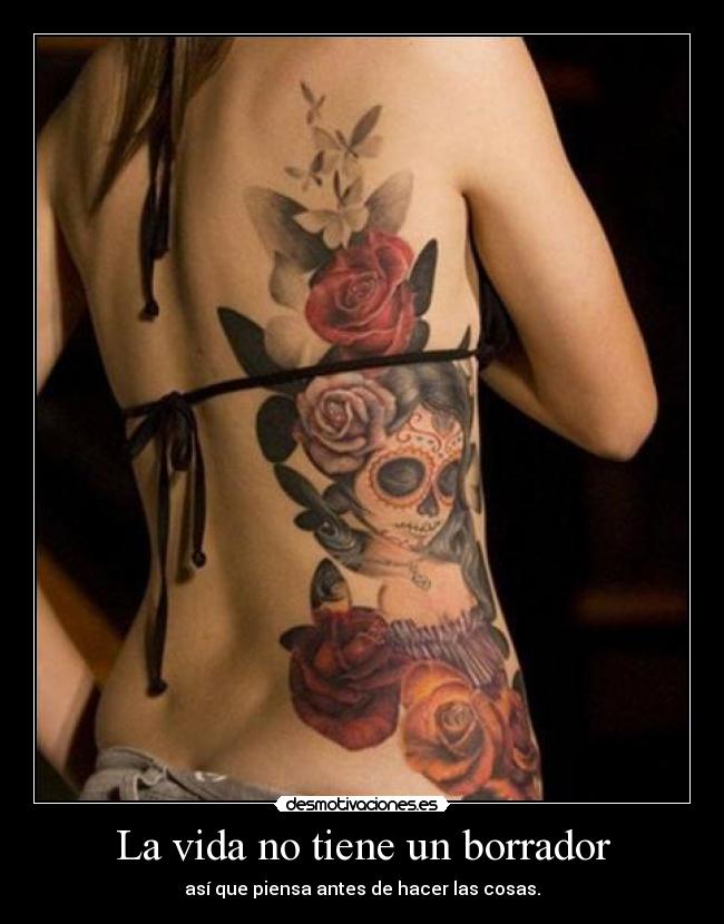 La vida no tiene un borrador -