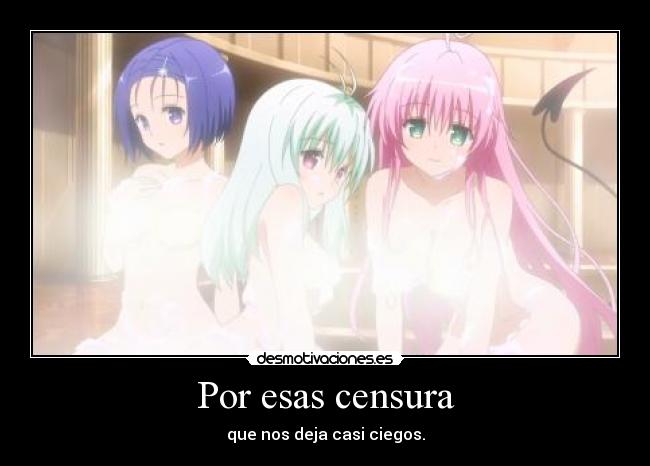 Por esas censura -