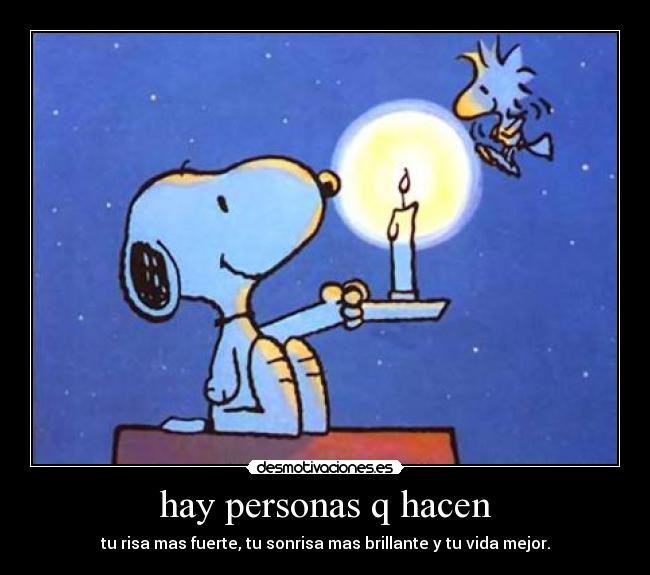 hay personas q hacen - 