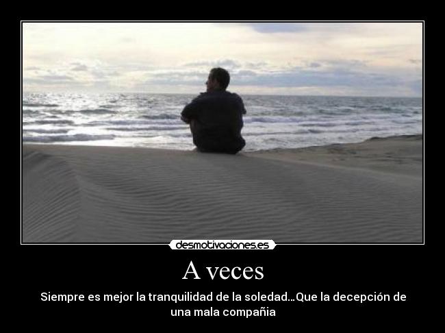 A veces -