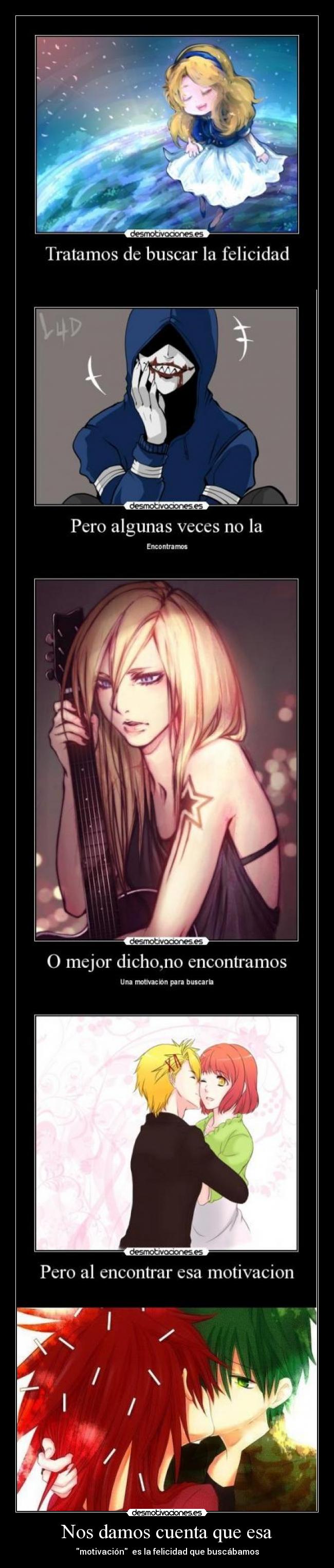 Nos damos cuenta que esa - 