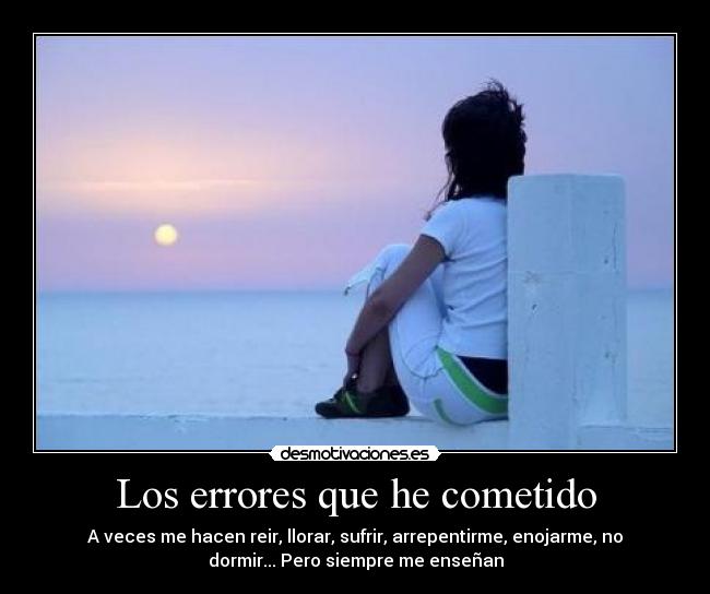 carteles los erroes que cometido desmotivaciones