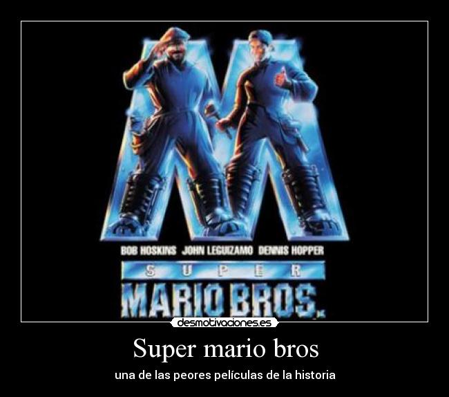 Super mario bros - una de las peores películas de la historia