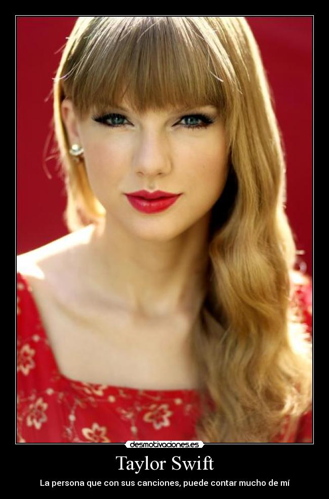carteles taylorswift canciones desmotivaciones