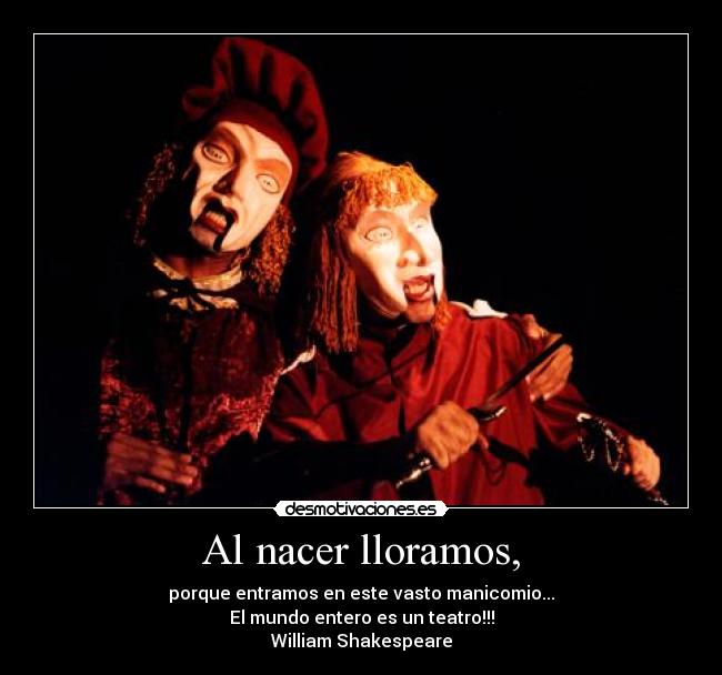 carteles shakespeare desmotivaciones