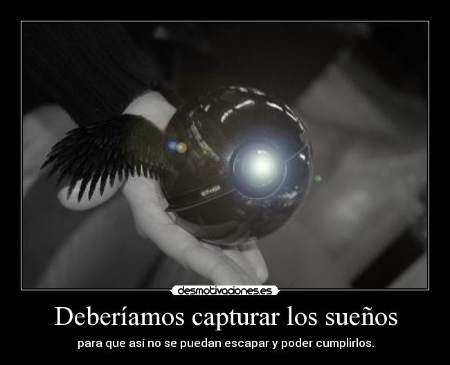 carteles pokeball llena suenos desmotivaciones