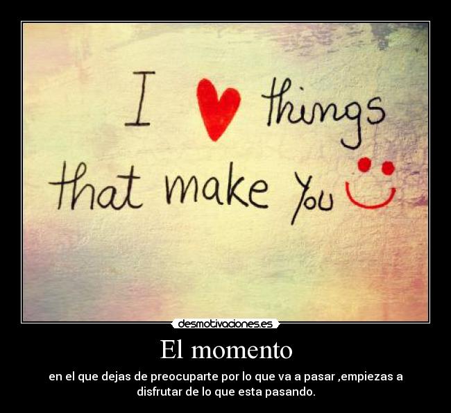 El momento - 