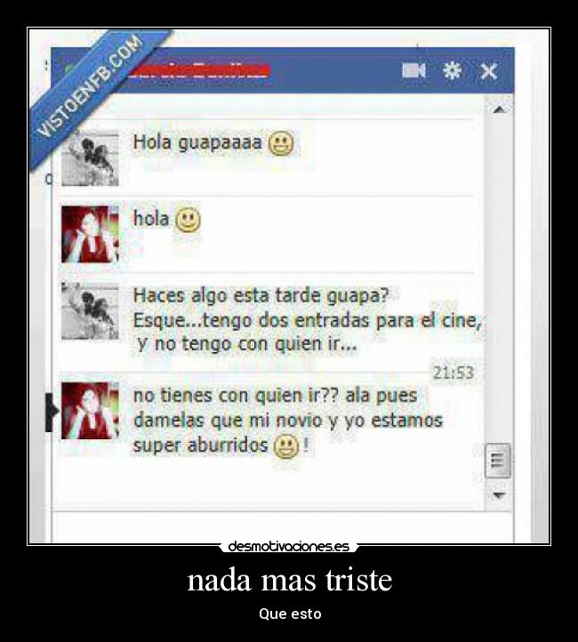 nada mas triste - 