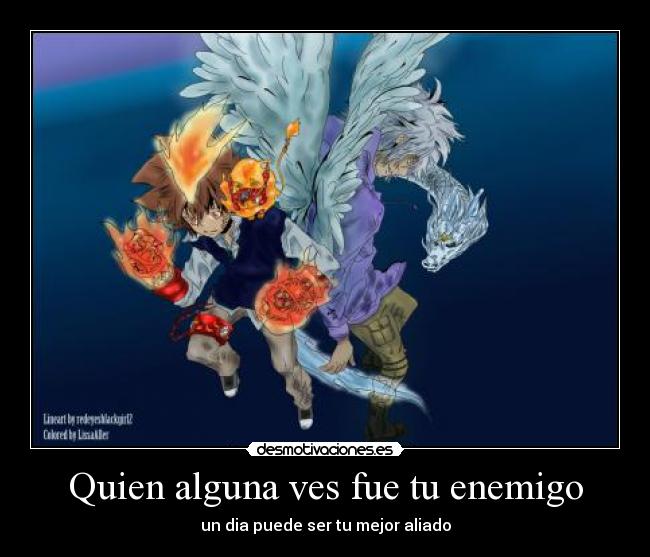 carteles enemigo anime desmotivaciones