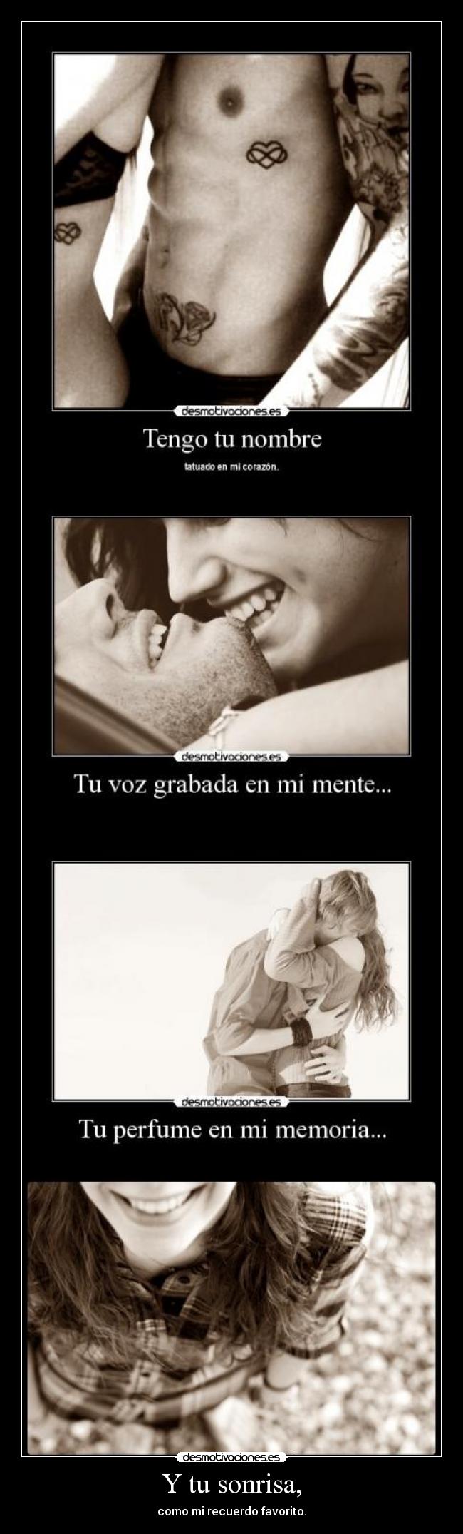 Y tu sonrisa, - 