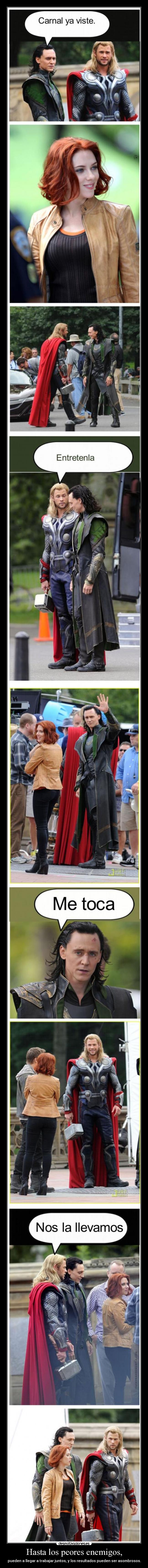 Hasta los peores enemigos, -