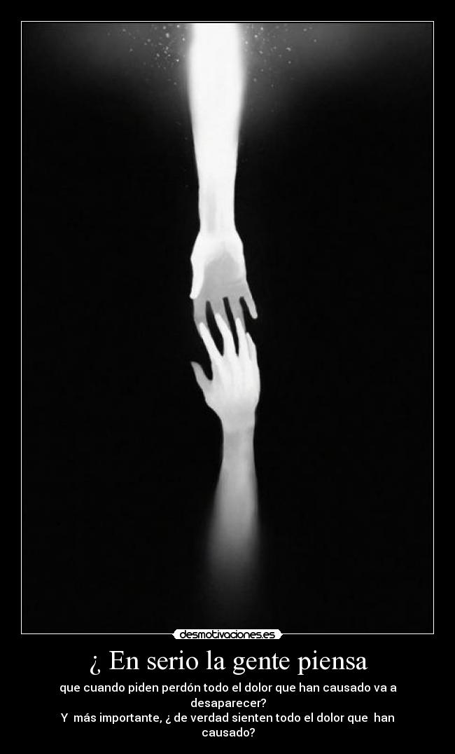 ¿ En serio la gente piensa - 