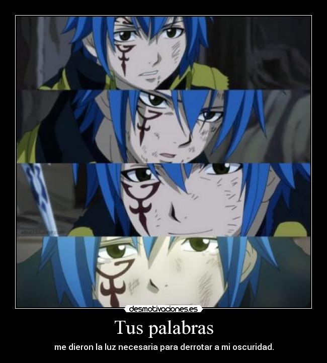 carteles jellal anime manga luz oscuridad derrotar fairytail desmotivaciones