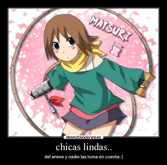chicas lindas.. - del anime y nadie las toma en cuenta :(
