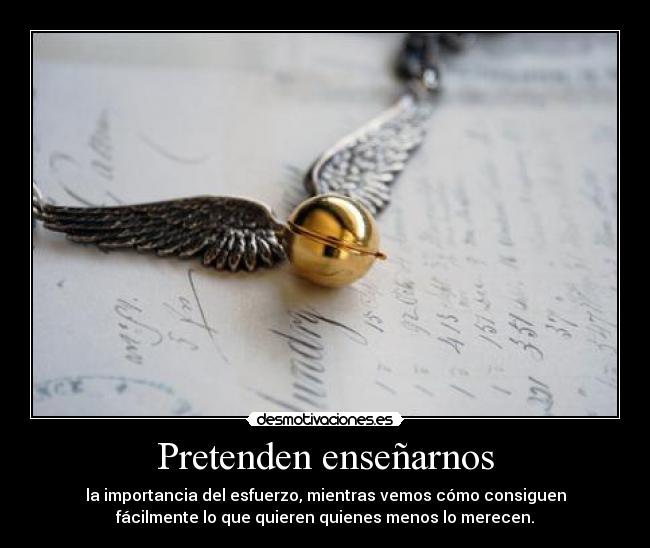 Pretenden enseñarnos - 