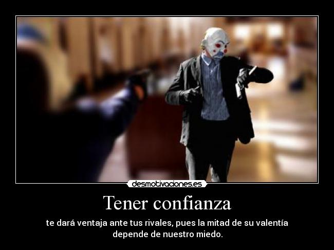 Tener confianza - 