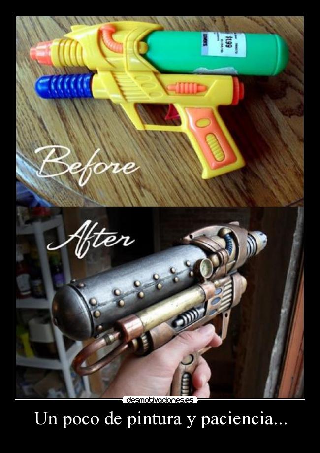 Un poco de pintura y paciencia... - 