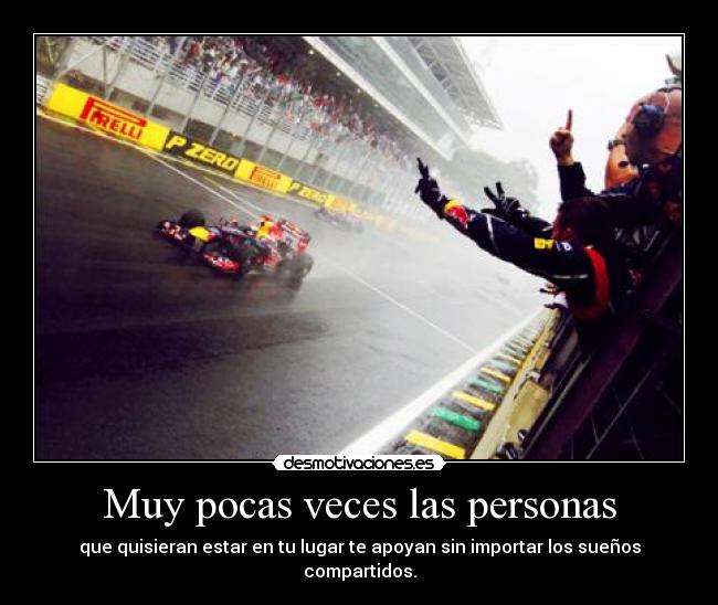 Muy pocas veces las personas -