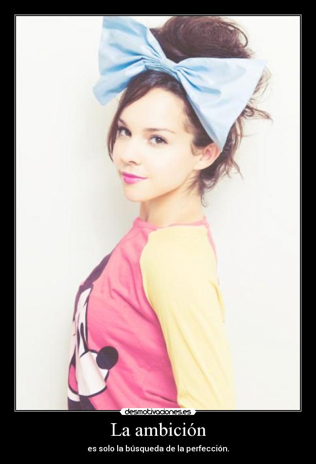 La ambición -