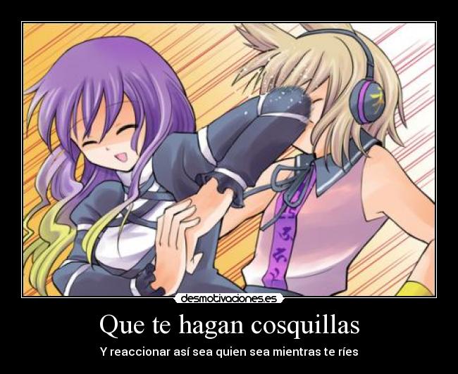 Que te hagan cosquillas -