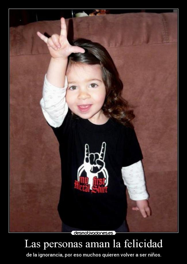 Las personas aman la felicidad - 