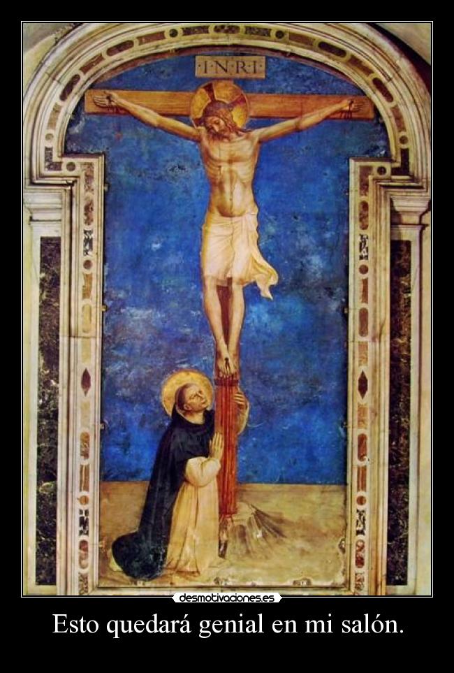 Esto quedará genial en mi salón. -