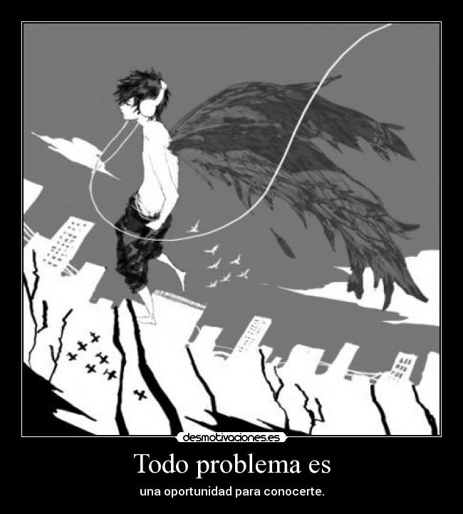 carteles gatitosfelices as503 problema todo oportunidad conocer tenshi music kumo machi shonen desmotivaciones