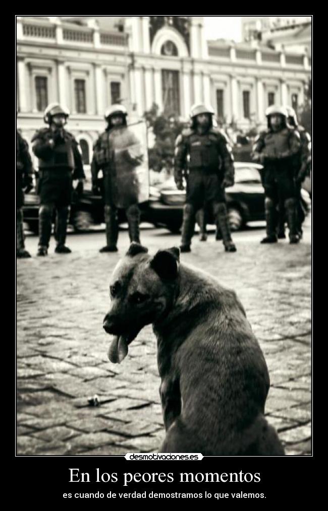 En los peores momentos -