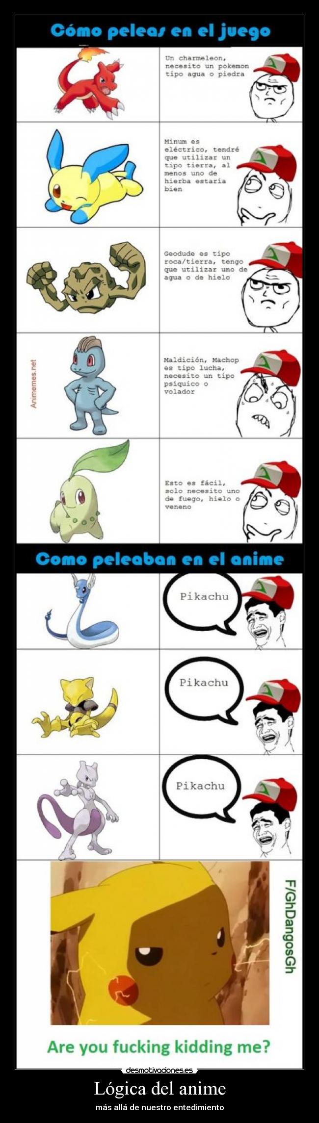 Lógica del anime - más allá de nuestro entedimiento