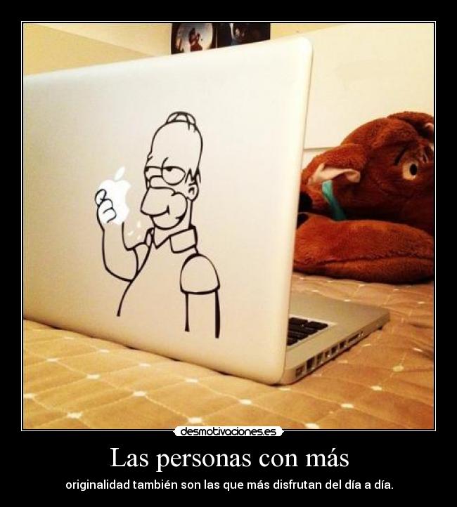 Las personas con más - originalidad también son las que más disfrutan del día a día.