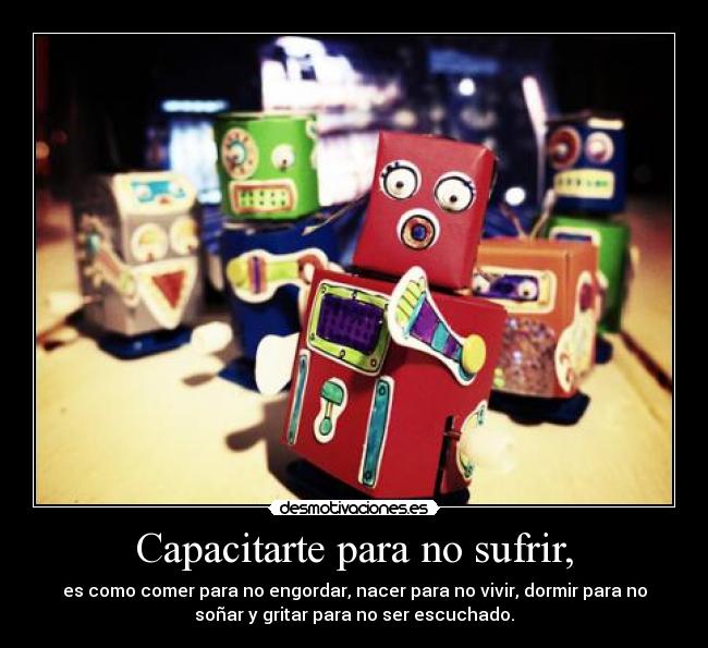 carteles lol papercraft robots grita come duerme desmotivaciones