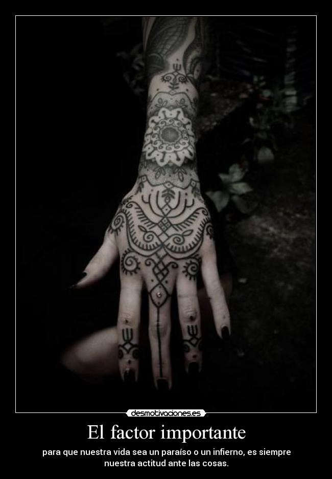 El factor importante -