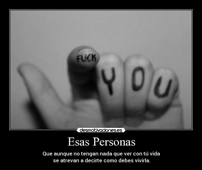 Esas Personas -