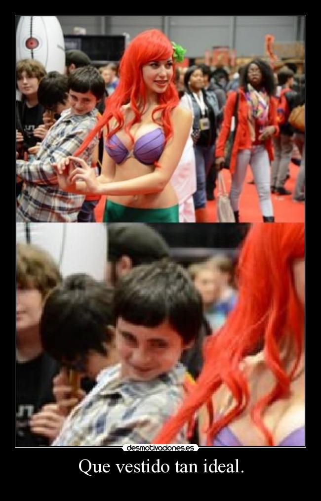 Que vestido tan ideal. - 
